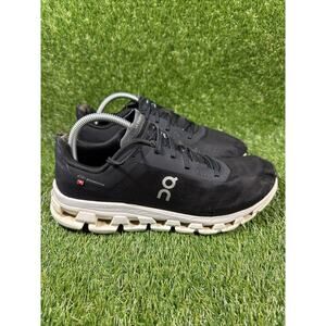 ON Cloudflow 4 Black White W Size 11 Running Shoes Road Trail Atheletic Gym Shoe